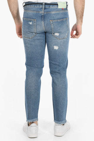 Maxi Zip DO NOT DEMOVE Cropped Fit Denims 18cm