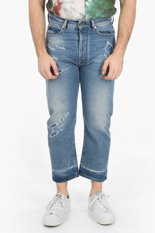 Vintage Wash LEO Skater Fit Denims 20cm