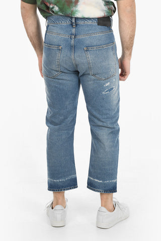 Vintage Wash LEO Skater Fit Denims 20cm