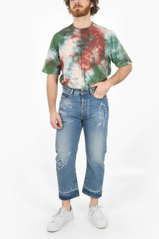 Vintage Wash LEO Skater Fit Denims 20cm