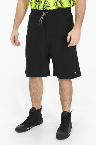 Zipped Pocket COLOURFUL CROSS Nylon Shorts