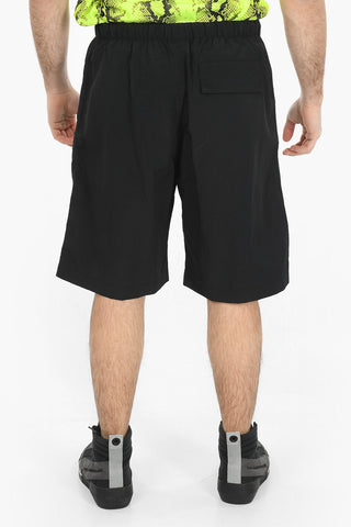 Zipped Pocket COLOURFUL CROSS Nylon Shorts