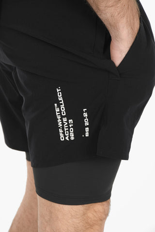 ACTIVE Shorts in Doppio Tessuto con Marsupio Removibile