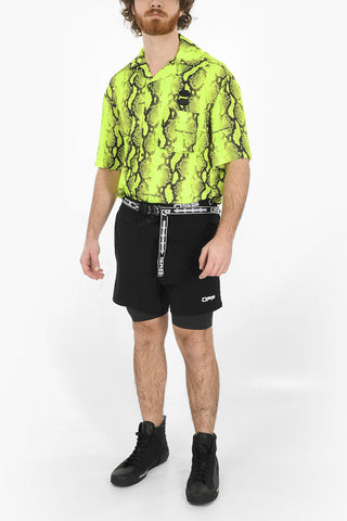 ACTIVE Shorts in Doppio Tessuto con Marsupio Removibile