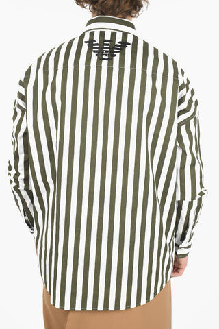 Striped Box Fit Shirt