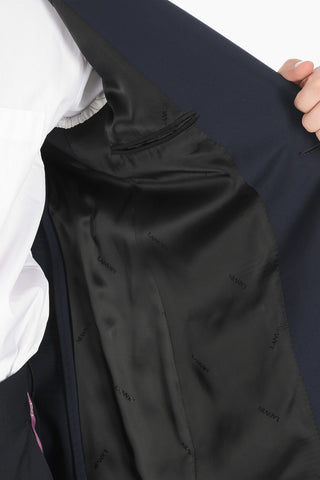 Giacca Due Bottoni con Tasche a Toppa