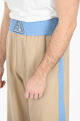 Baggy Pants with Contrasting Details