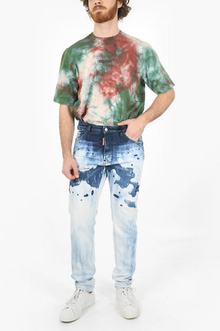Tapered-fit COOL GUY Denims with Bleached Detailing 17cm