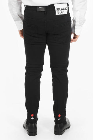 BLACK BULL Cotton-bull SKATER Denims with Debossed Details 17,5cm