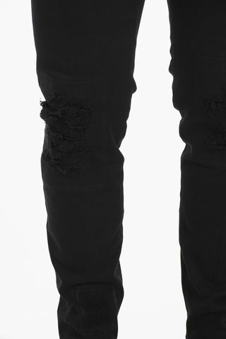 BLACK BULL Jeans SKATER in Bull di Cotone con Dettagli in Rilievo 17,5cm