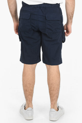 Elastic Waist Cargo Shorts