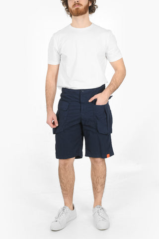 Elastic Waist Cargo Shorts