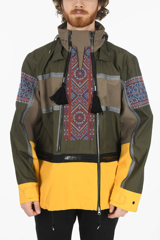 Embroidered Windbreaker With Tassels