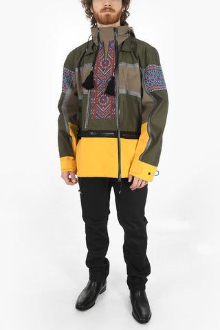 Embroidered Windbreaker With Tassels