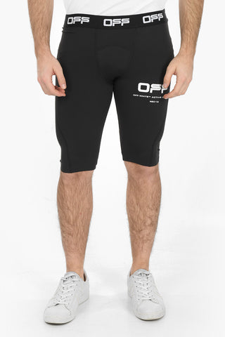 ACTIVE Logoed Elastic Waistband Biking Shorts