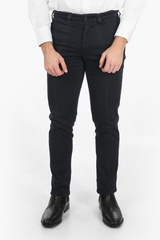 ID COLLECTION Chino Unlined Trousers with Flap Pocket