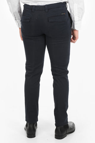 ID COLLECTION Chino Unlined Trousers with Flap Pocket