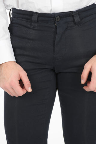 ID COLLECTION Chino Unlined Trousers with Flap Pocket