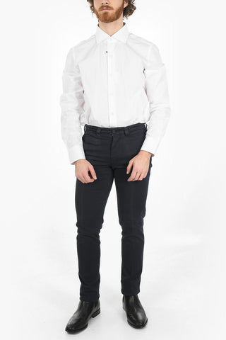 ID COLLECTION Chino Unlined Trousers with Flap Pocket