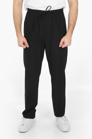 Pantaloni In Lana Con Coulisse