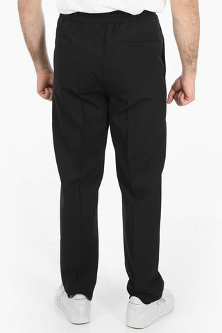 Pantaloni In Lana Con Coulisse