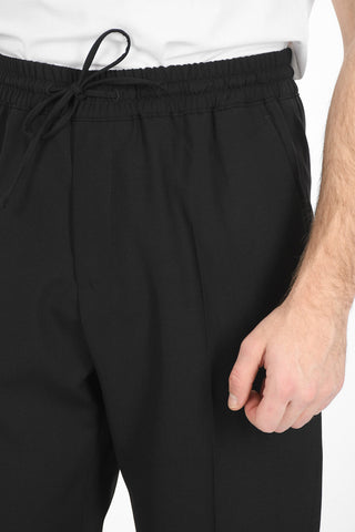 Pantaloni In Lana Con Coulisse