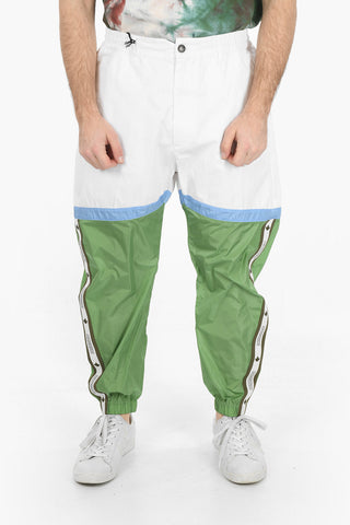 Colour-block HYBRID TAPE Joggers