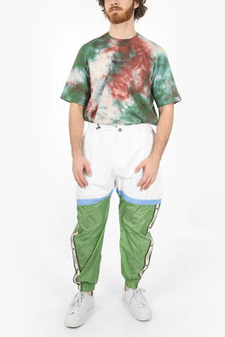 Colour-block HYBRID TAPE Joggers