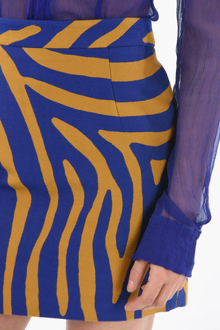 Minigonna Jacquard Fantasia Animalier