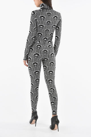 Floral Print Catsuit