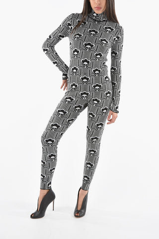 Floral Print Catsuit