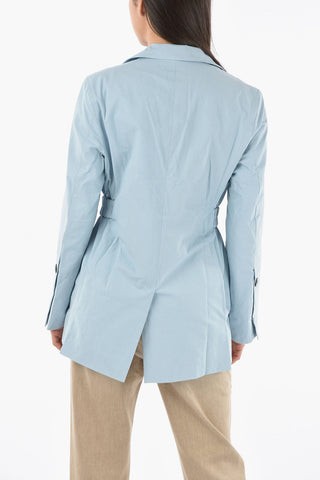 WHITE LABEL Blazer con Tasca con Aletta e Cintura Elasticizzata