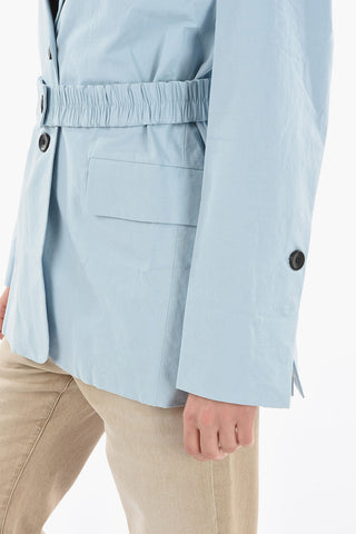 WHITE LABEL Blazer con Tasca con Aletta e Cintura Elasticizzata