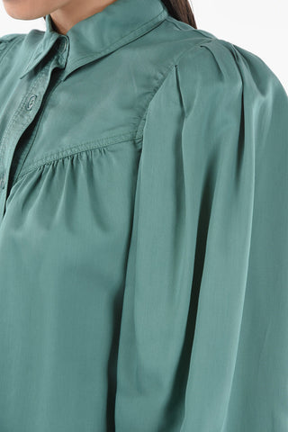 ETOILE Camicia SEVERINE in Lyocell e Rayon con Maniche a Sbuffo