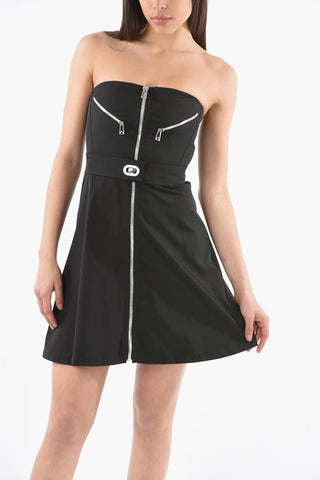 Vestito Senza Maniche Con Cintura E Zip
