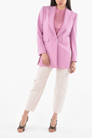 Blazer in Poliestere con Taschino e Tasche con Aletta