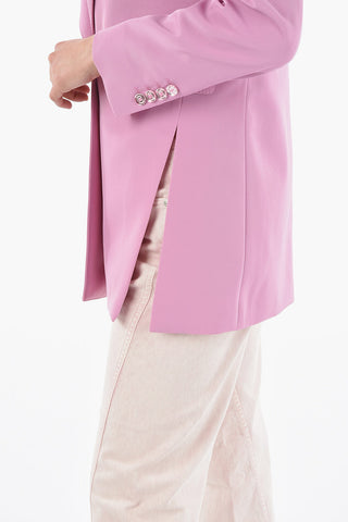 Blazer in Poliestere con Taschino e Tasche con Aletta