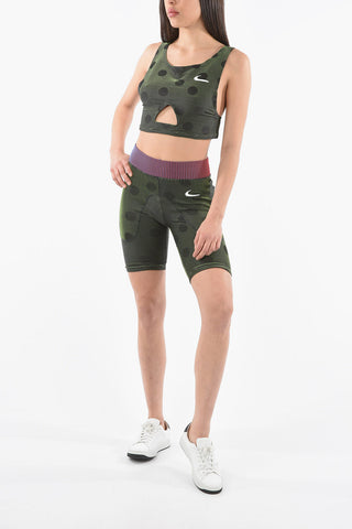 NIKE Top Sportivo a Costine con Dettaglio Cut Out