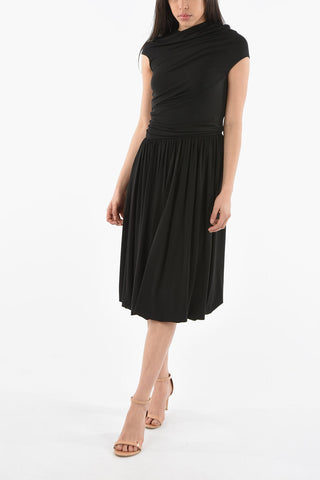 Asymmetric Midi Dress