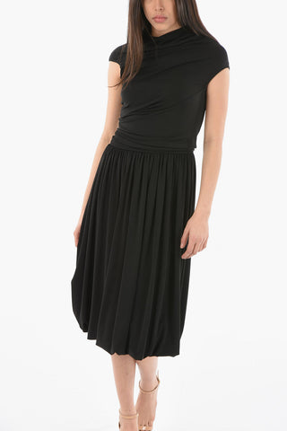 Asymmetric Midi Dress