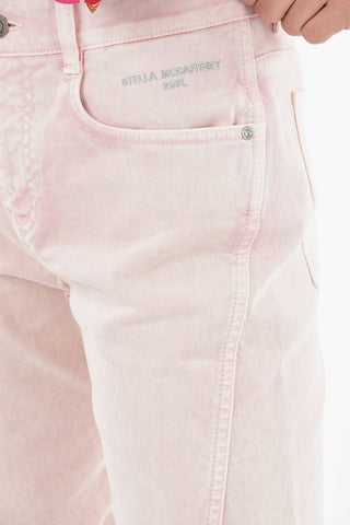 Five Pocket Twisted Leg Denims with Contrasting Logo Detail