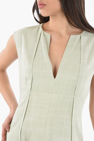 V Neck Flared Dress
