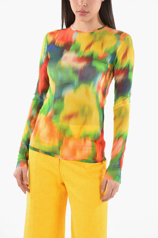 Long Sleeve HESTE Sheer Top