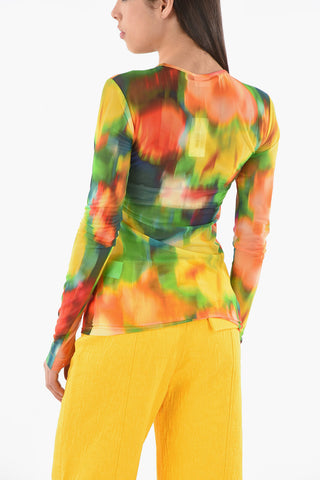 Long Sleeve HESTE Sheer Top