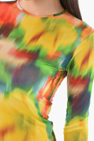 Long Sleeve HESTE Sheer Top
