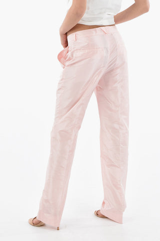 Pantaloni In Seta Regular Fit
