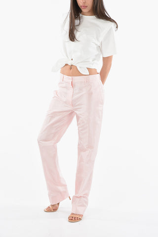 Pantaloni In Seta Regular Fit