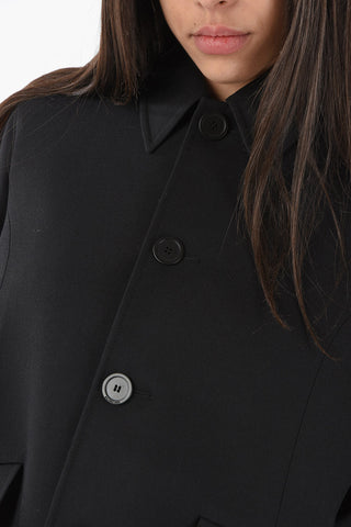 Coat With Flap Pockets