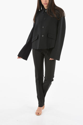 Coat With Flap Pockets