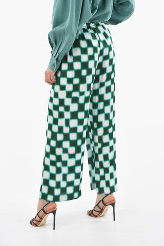 Checked shaded Effect PUVIS Palazzo Pants